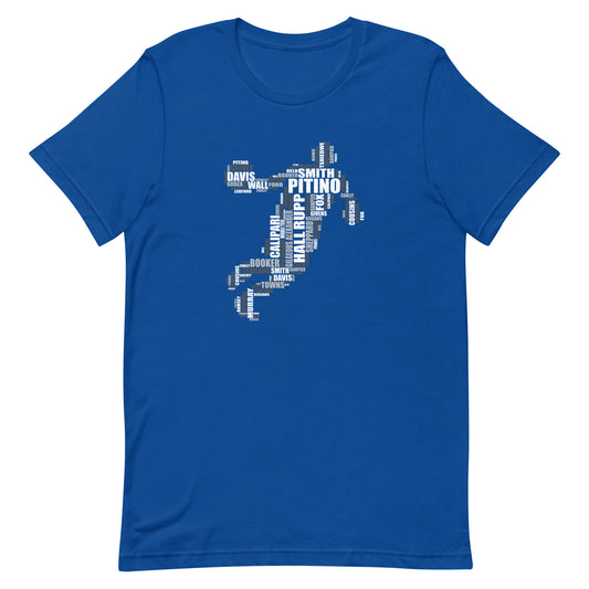 Kentucky BBN Player Word Art T-Shirt – Legends Tribute Silhouette by BBN Baby